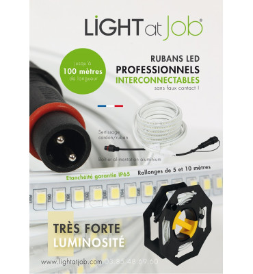 Rallonge ruban LED professionnelle connectable de 5 mètres